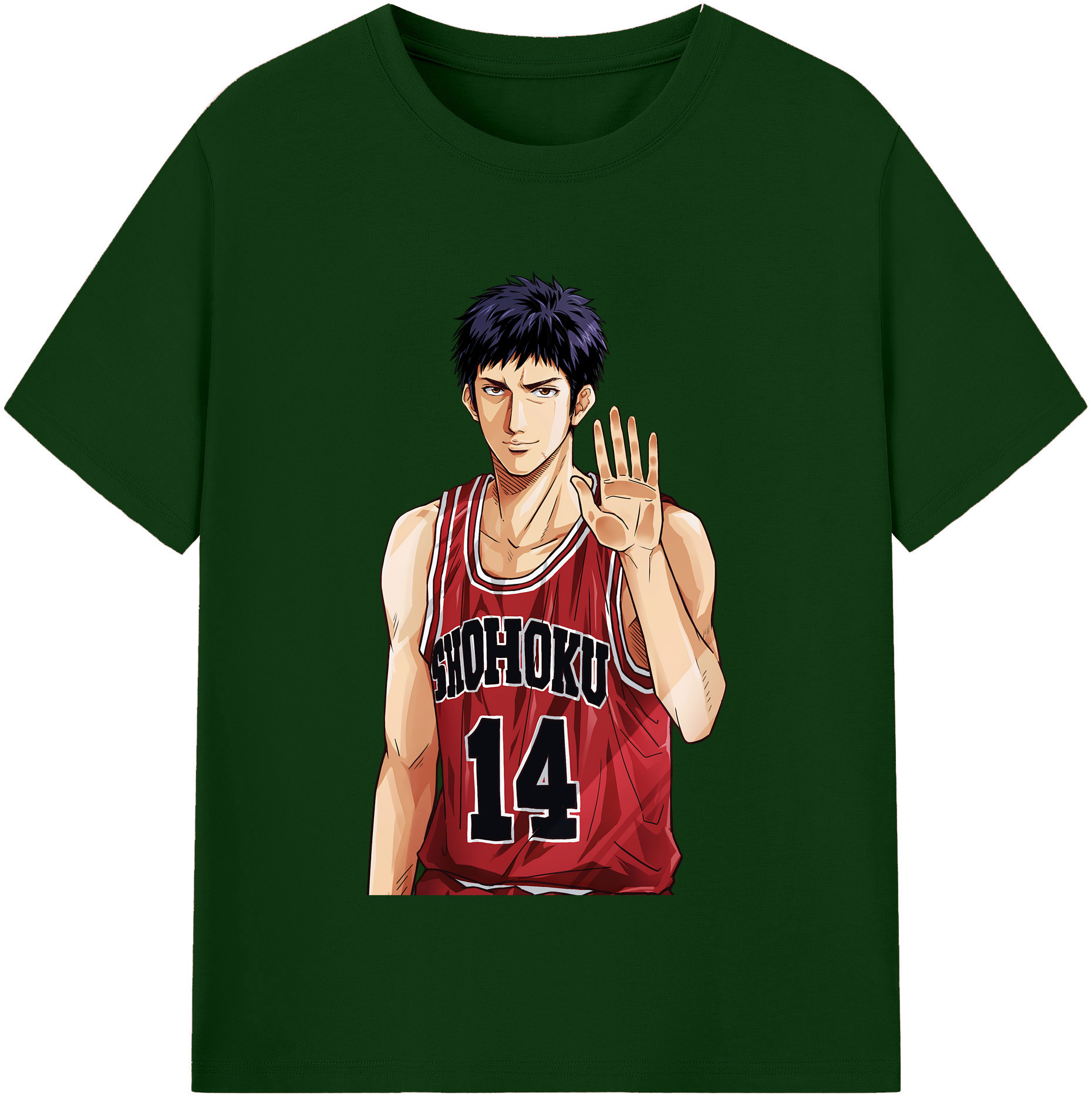（画像用） SLAM DUNK／スラムダンク 綿100％半袖Tシャツ（フロントプリント）